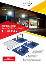 Bezpłatny katalog PDF Lampy przemysłowe High Bay