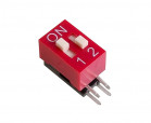 BA02GR(red) RoHS || BA02GR SAB Przełącznik dip switch