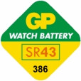 GP 386 SR43 || 386 1pc/card packing