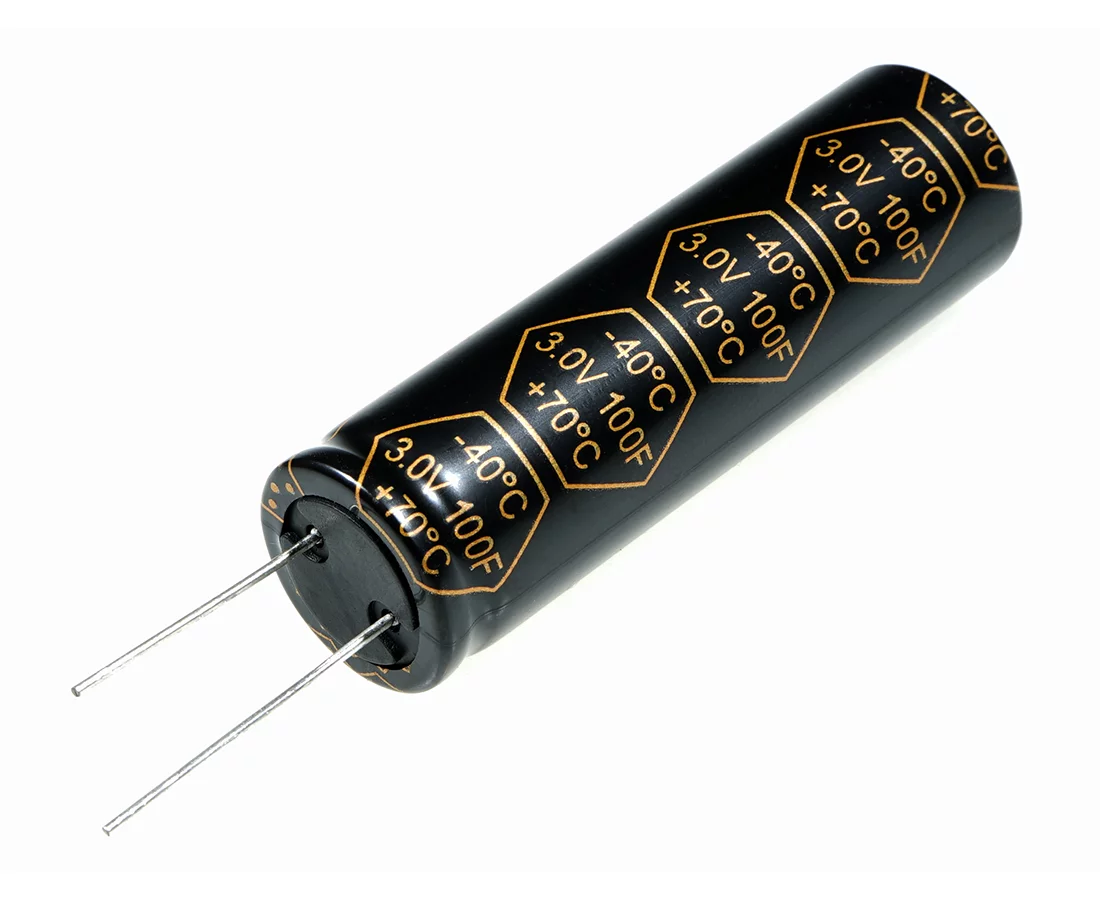 Produktbild von POPESQ® 1F 5.5V Superkondensator – Elektrolyt-Spannungspuffer THT, 20,5x7,6mm, Für Pufferung & Backup