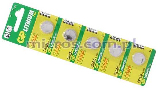 GP CR1620-7C5 || CR1620 blister 5pcs