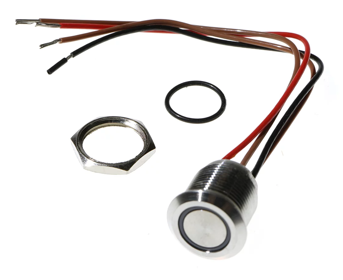 Przełącznik wandaloodporny; W12F11ER12/S with wires