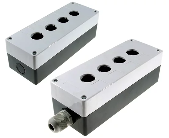 LAY5-BP04 RoHS || Button box; white-black