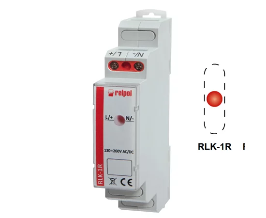 Single-phase control lamp red
