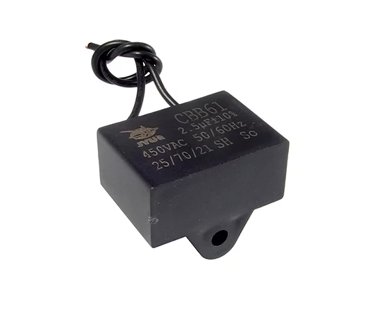CBB61 1452X571 450VAC 2.5uF RoHS || CBB61 2.5uF/450V RoHS || CBB61 38*19*31 UL1015 2.5uF/450VA SHENGE Motor starting capacitor
