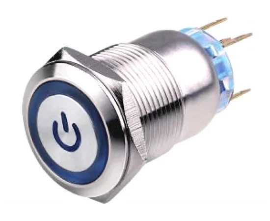 Vandal proof push button switch; W19F11EB12/S power
