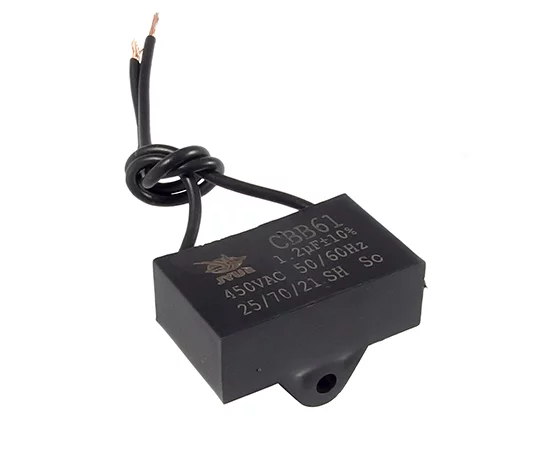 CBB61 1451X221 450VAC 1.2uF RoHS || CBB61 37*14*28 UL1015 1.2uF/450VA SHENGE Motor starting capacitor