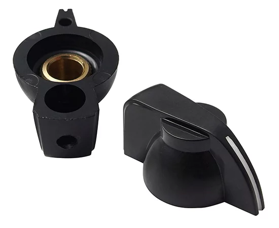 2019 (32x14) black RoHS || Knob; dimensions: 14x32mm