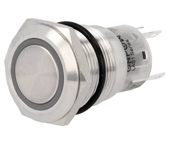 LAS1-AGQ-11E/B/12V/S RoHS || Vandal proof push button switch; LAS1-AGQ-11E/B/12V/S