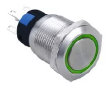Vandal proof push button switch; W19F11EG24/Sz