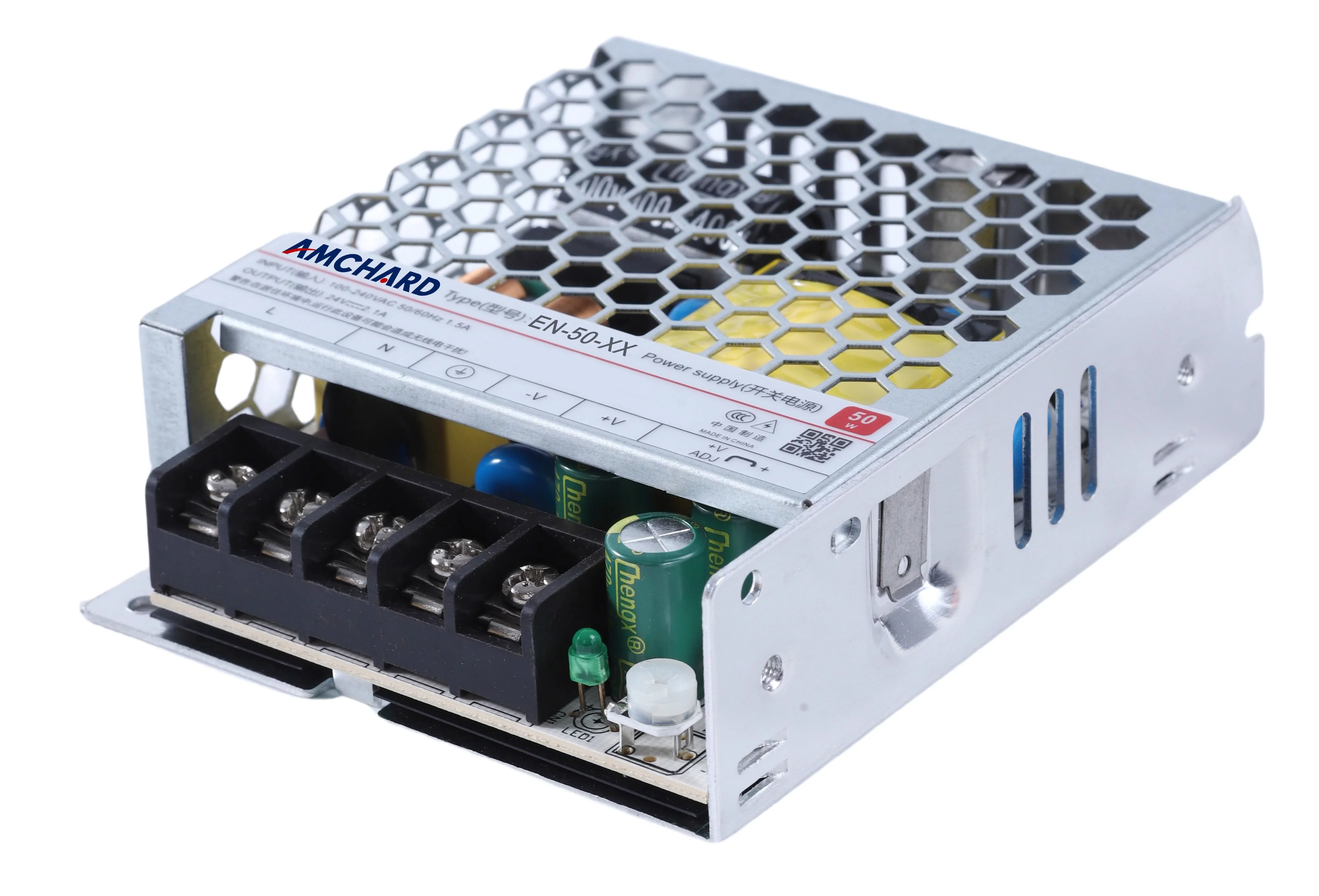 Enclosed Switching Power Supply LM50-20B12, 50.4W 12V 4.2A | Micros