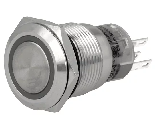 LAS1-AGQ-11E/B/24V RoHS || Vandal proof push button switch; LAS1-AGQ-11E/B/24V