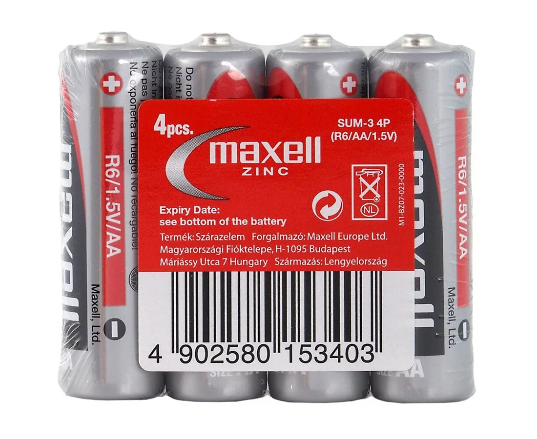 LR6&nbsp;4PK&nbsp;Maxell&nbsp;Batterie