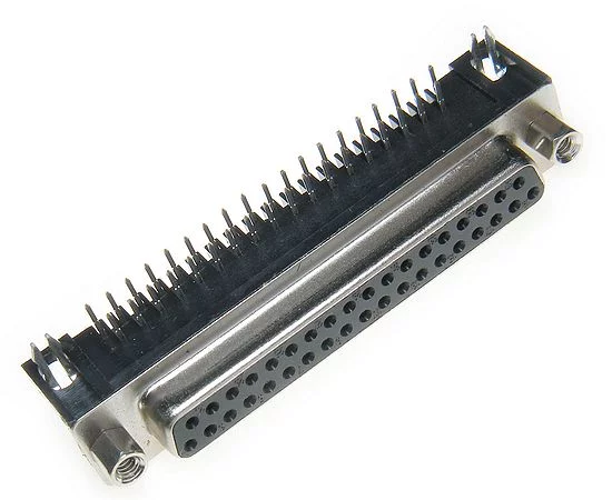 female&nbsp;D-Sub&nbsp;37pin&nbsp;hq&nbsp;for&nbsp;PCB,&nbsp;angled