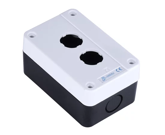 LAY5-BE02 RoHS || Button box; white-black