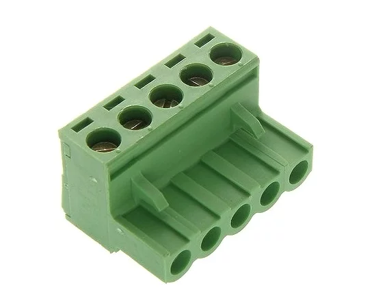 XY2500F-B(5.08)-05P brass cage (black) XINYA Terminal block