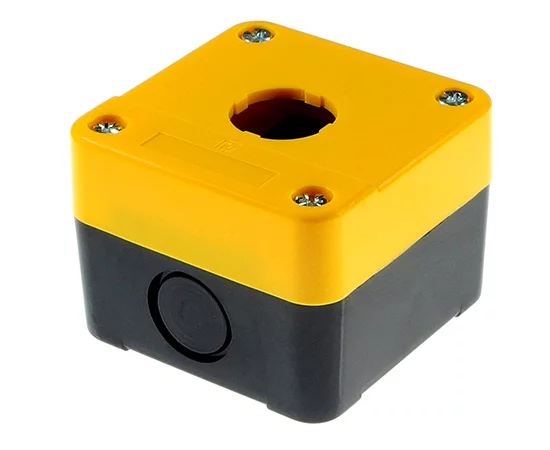 LAY5-JBE01 RoHS || Button box; yellow-black