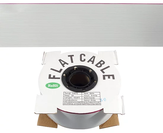 AWG28&nbsp;2651-7*0.127-1.27-GR/50C&nbsp;CONNECTAR&nbsp;Ribbon&nbsp;cable&nbsp;AWG28