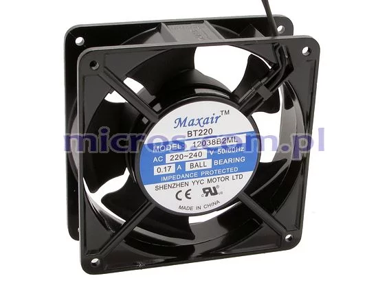 12038B2ML&nbsp;MAXAIR&nbsp;fan&nbsp;AC