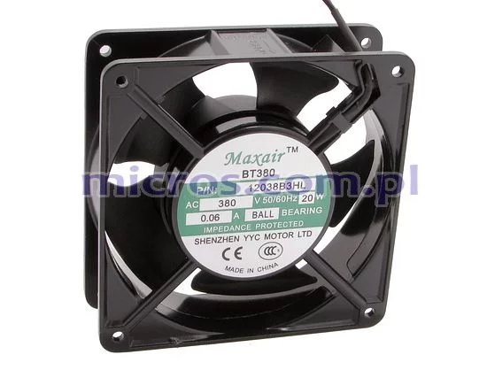 12038B3HL&nbsp;MAXAIR&nbsp;fan&nbsp;AC