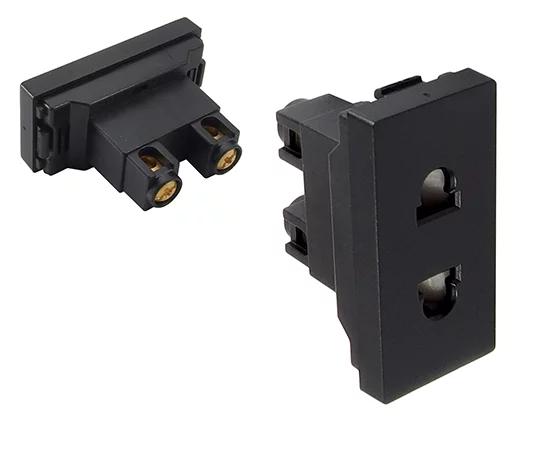 Gniazdo elektryczne bez uziemienia, 1/2  (wymagany OES mountframe)