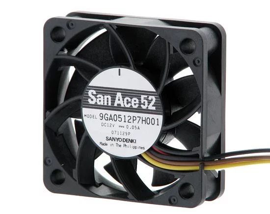 wentylator&nbsp;Sanyo&nbsp;Denki&nbsp;9GA0512P7H001&nbsp;San&nbsp;Ace&nbsp;52;&nbsp;12V;&nbsp;52x52x15mm