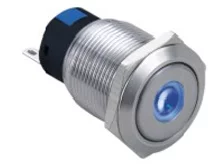 Vandal proof push button switch; W19F11DB24/S