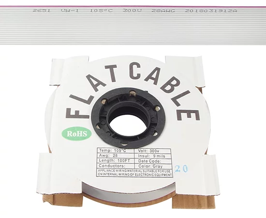 AWG28&nbsp;2651-7*0.127-1.27-GR/20P&nbsp;CONNECTAR&nbsp;Ribbon&nbsp;cable&nbsp;AWG28