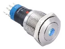Vandal proof push button switch; W16F11DB24/Sz
