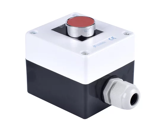 Przycisk&nbsp;bezpieczeństwa;&nbsp;w&nbsp;obudowie;&nbsp;z&nbsp;dławnicą;&nbsp;N/C