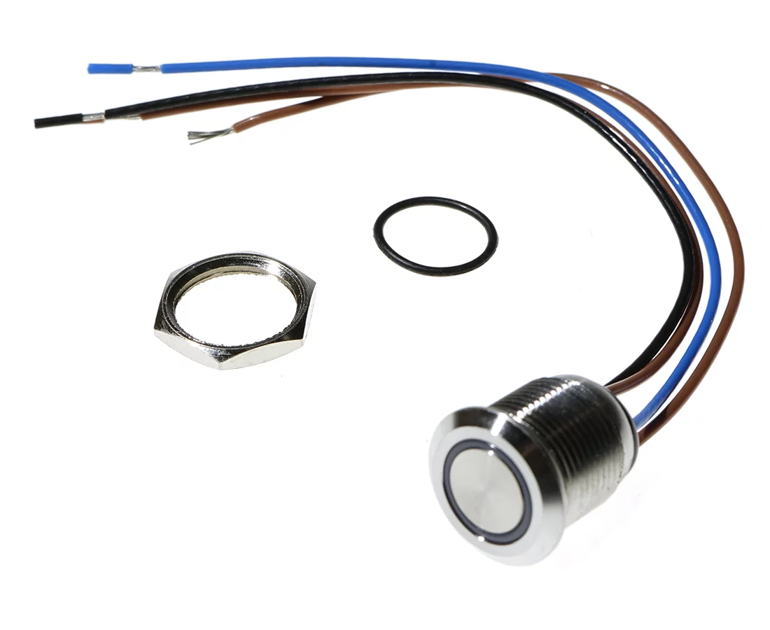 Przełącznik wandaloodporny; W12F11EB12/S with wires