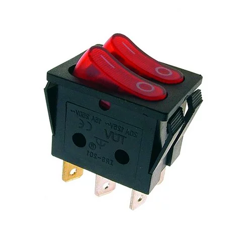 IRS2101-3C3 Red RoHS || IRS2101-3C3r; illuminated; rocker switch;
