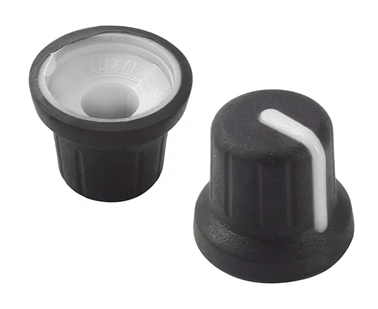 1016-18T 16x14.6 white line RoHS || Knob; dimensions: 14,6x16mm
