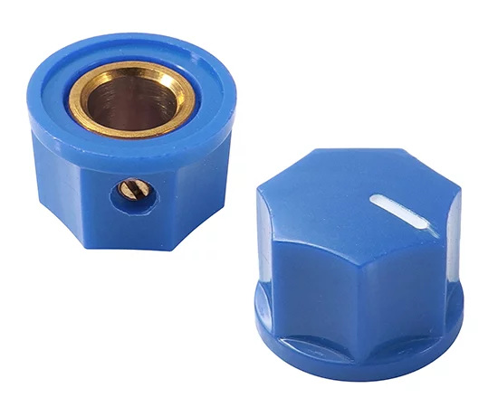 5007-5 (15x10,5) blue RoHS || 507BL RoHS || Knob; dimensions: 10,5x15mm