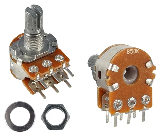 Single&nbsp;turn&nbsp;shaft&nbsp;potentiometer;&nbsp;5K