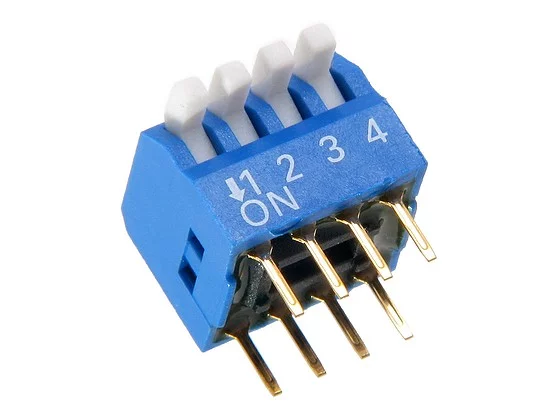 KF1002-04P-R3GLG-DFT-02B KAIFENG Dip-switch