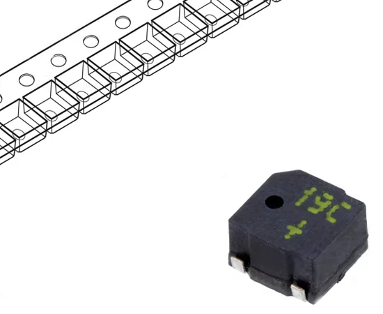 LET5030DS-03L-4.0-12-R RoHS || Elektromagnetischer Alarm SMD ohne eingebauten Generator Schalldruck 82dB