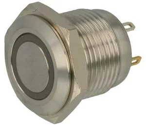 Vandal&nbsp;proof&nbsp;push&nbsp;button&nbsp;switch;&nbsp;GQ16F-10E/J/G/12V/S