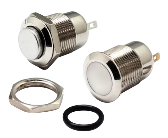 Vandal proof push button switch; W12H11/C