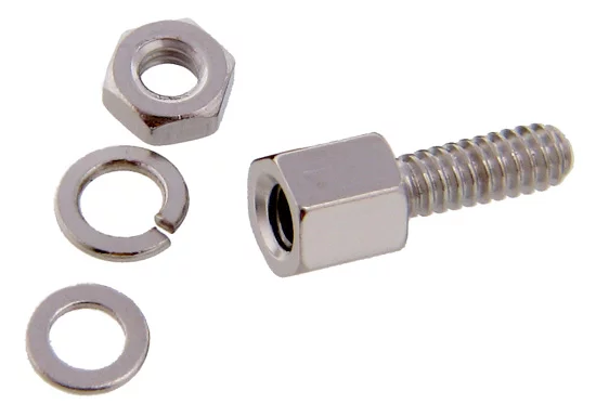 DS1045-01-1280-0480-4 RoHS || DS1045-01-1280-0480-4 CONNFLY Screw assembly for D-SUB UNC4-40