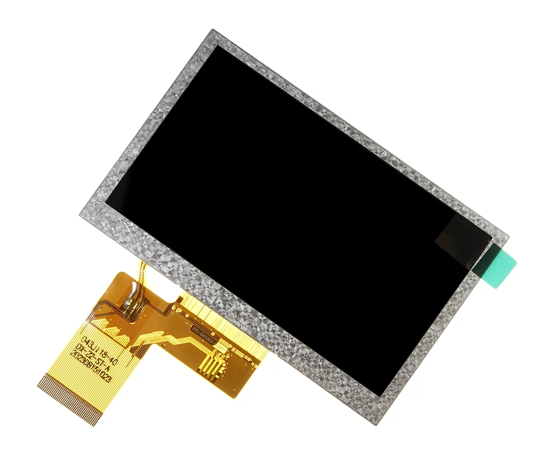 P043B018 POLCD Wyświetlacz LCD TFT graficzny, 800x480dots, rozmiar 4,3