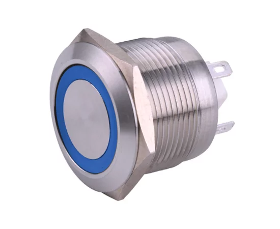 Vandal proof push button switch; W22F10EB12/S