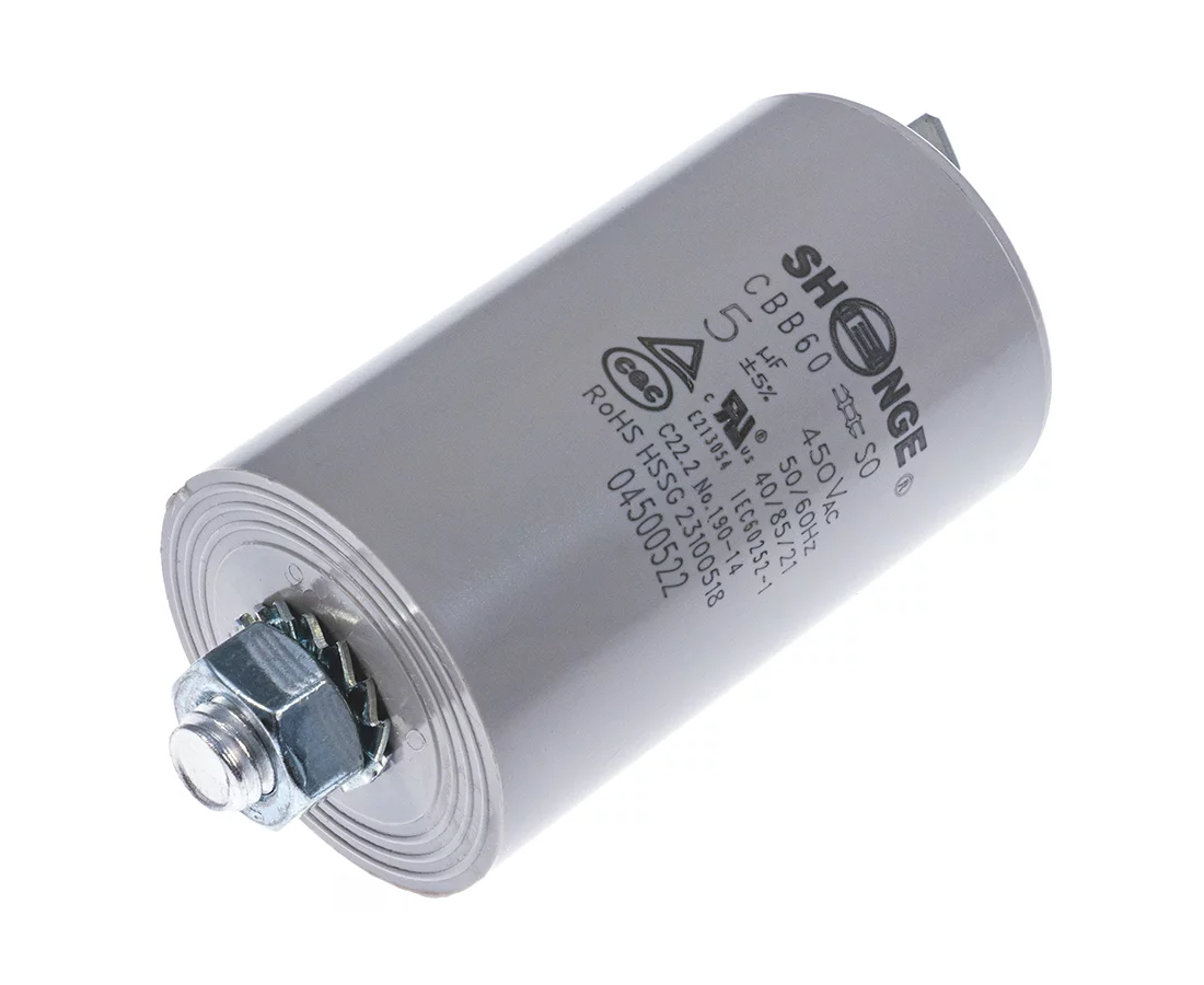 CBB60 35*60M8 250# 5uF/450VAC SHENGE Motor starting capacitor