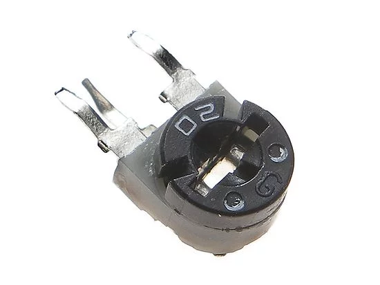 Single turn trimmer potentiomter; RM-063; 200kR