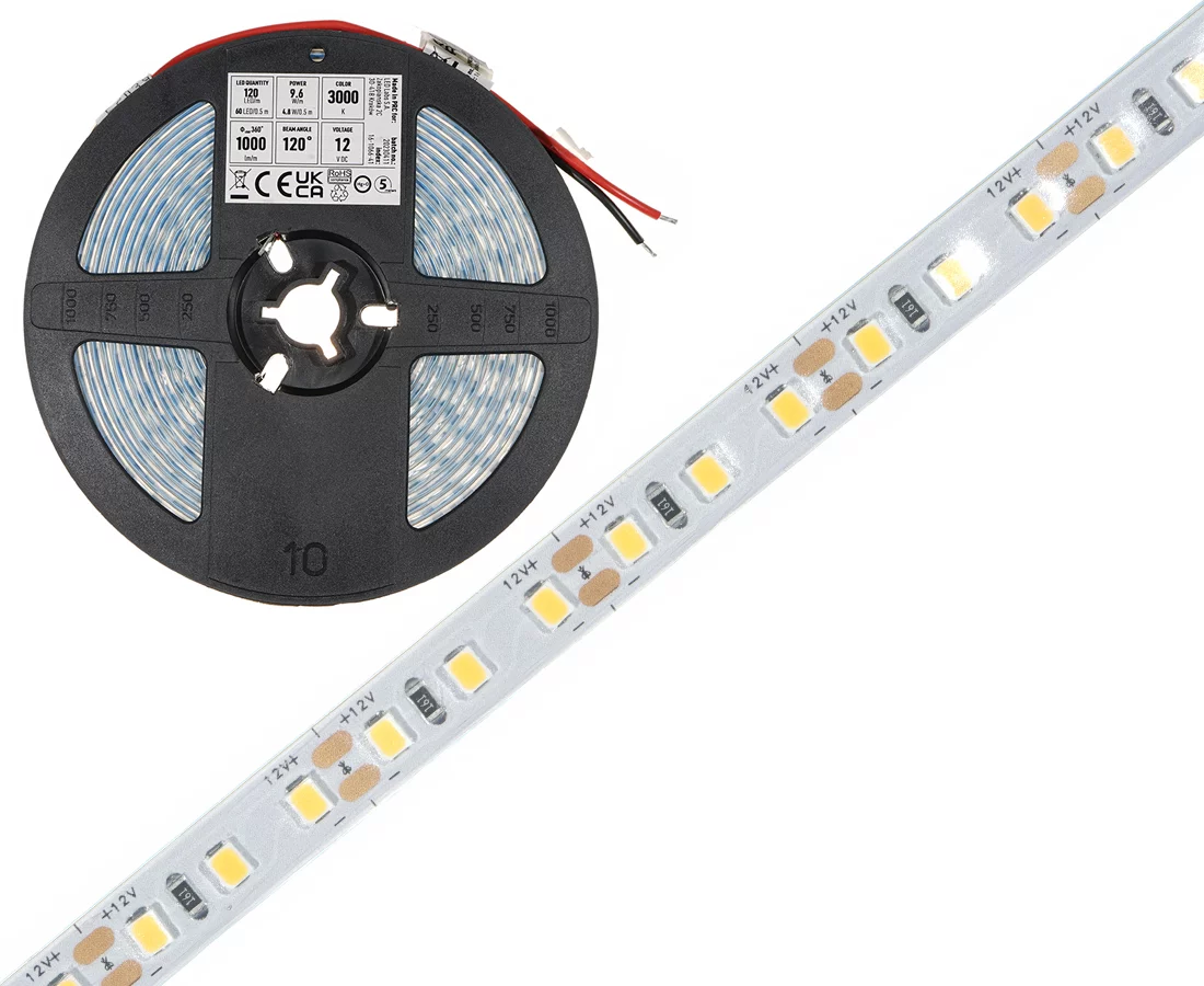 Taśma LED 2835/120 ciepła 12V IP65