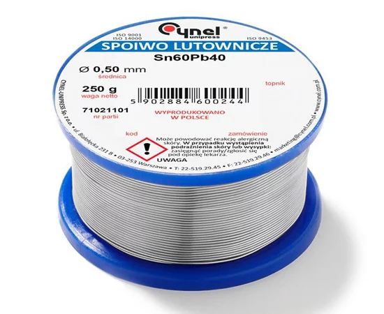 Sn60Pb40-0,80-250G Cynel