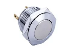 Vandal proof push button switch; W16F10R/S