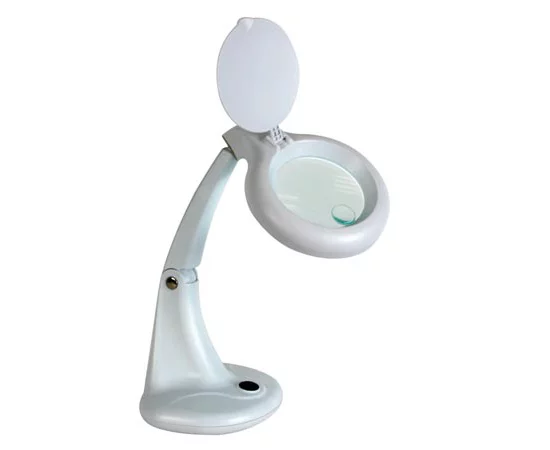 VTLAMP10 desk lamp with magnifying glass  3+12 dioptre 12W white