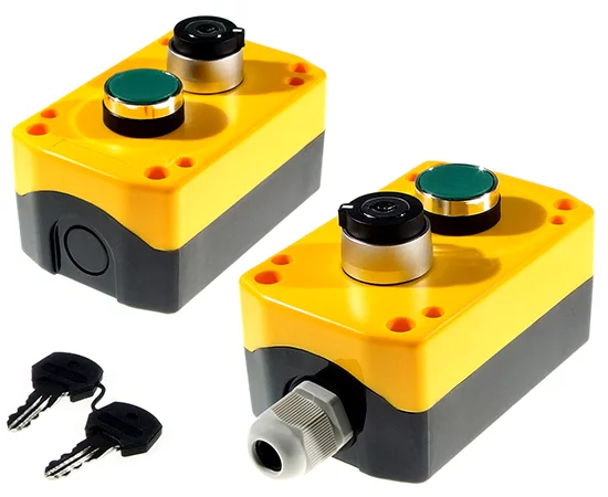 Control&nbsp;box;&nbsp;with&nbsp;cable&nbsp;gland;&nbsp;N/O+N/O