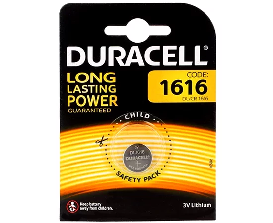 6 Duracell 1632 3V Lithium Coin Batteries ( DL1632 , CR1632 , ECR1632 )